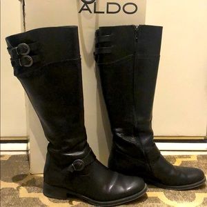 Aldo black boots size 7